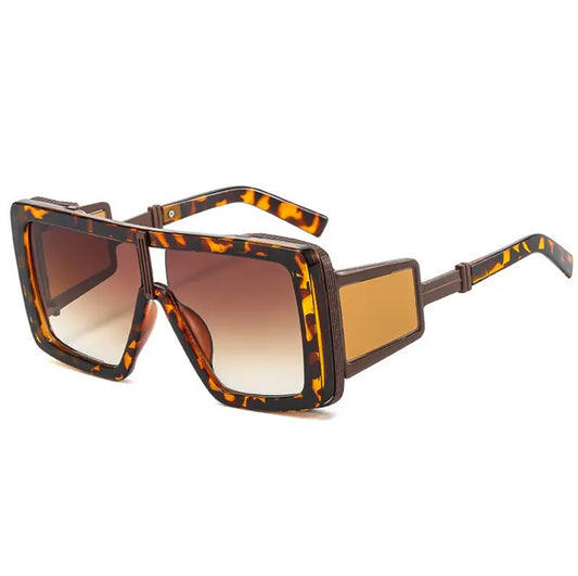 Oversized Square Sunnies - Tortoiseshell