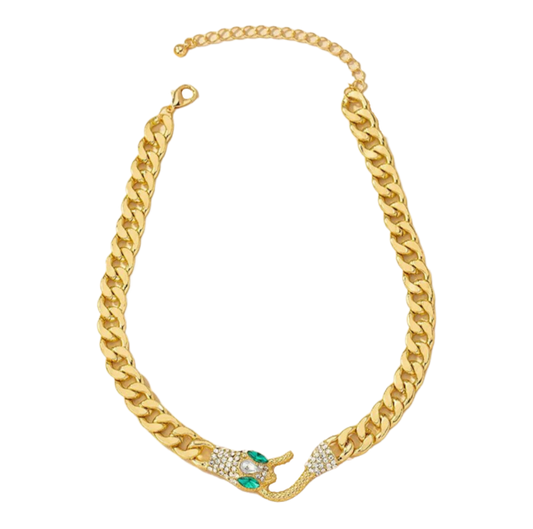 Gold Snake Necklace